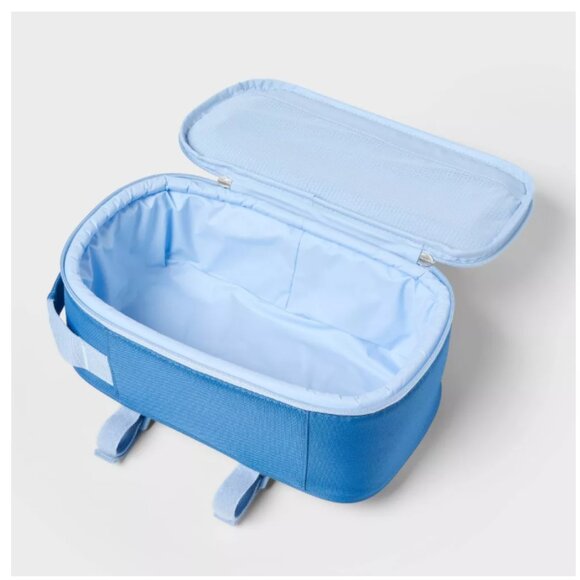 6 Cans/4.5qt Soft Sided Cooler - Sun Squad Blue: Zip Closure - NIB - Picture 2 of 4